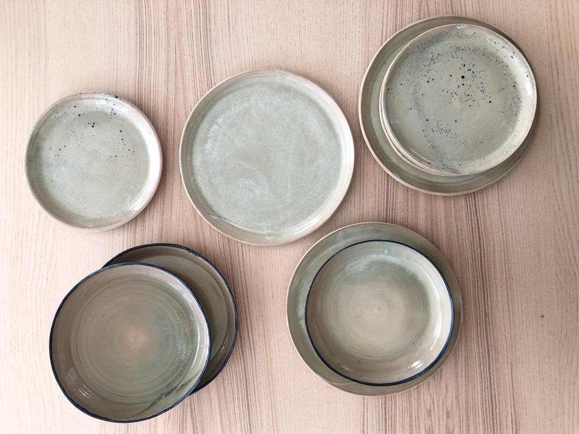 Plates set | Stefania Gobbi, handmade ceramics